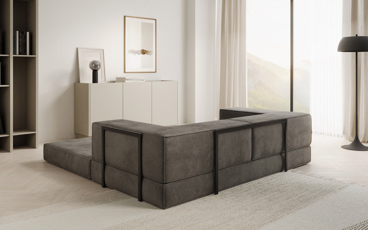 Designer Sofa Lazy 3 Sitzer in Samt