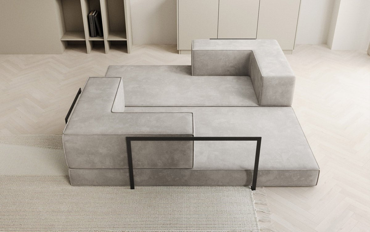 Designer Sofa Lazy 3 Sitzer in Samt