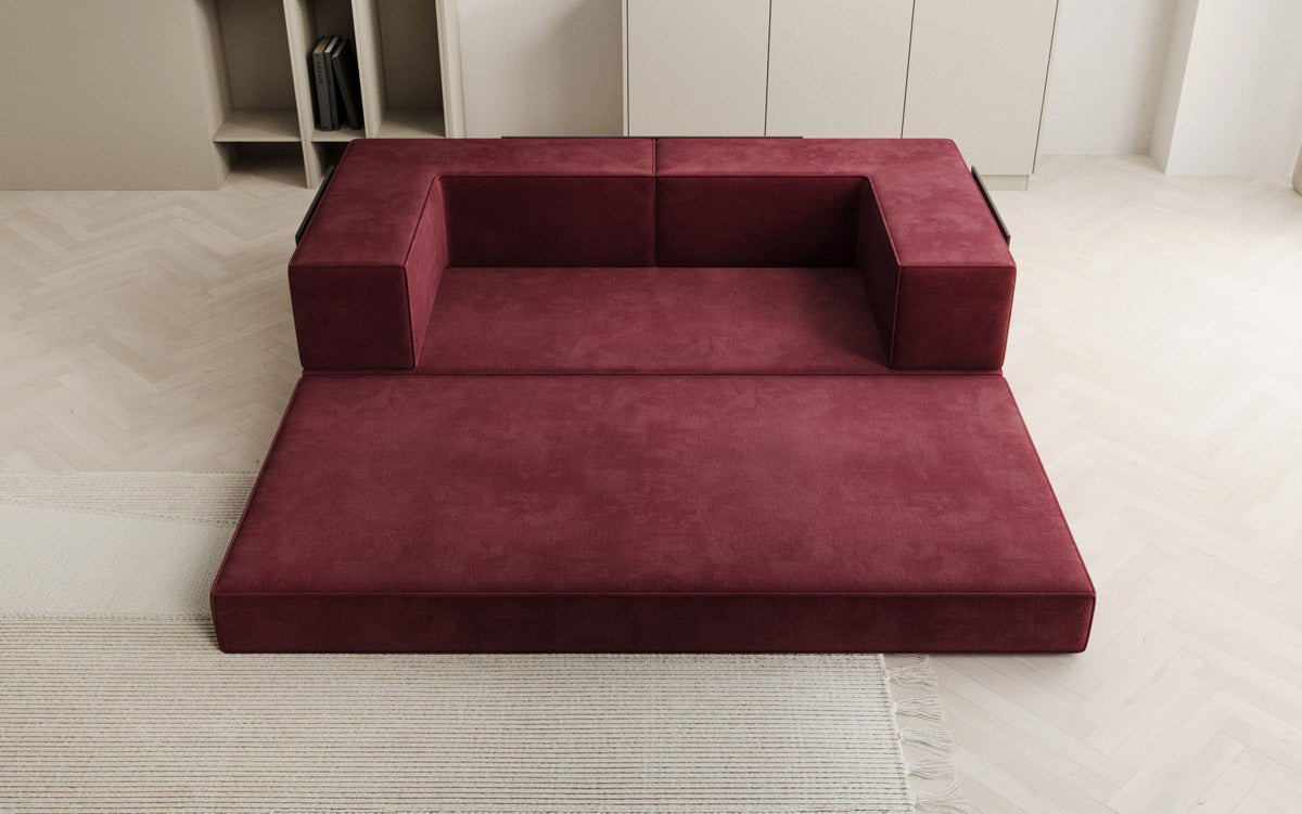 Designer Sofa Lazy 3 Sitzer in Samt