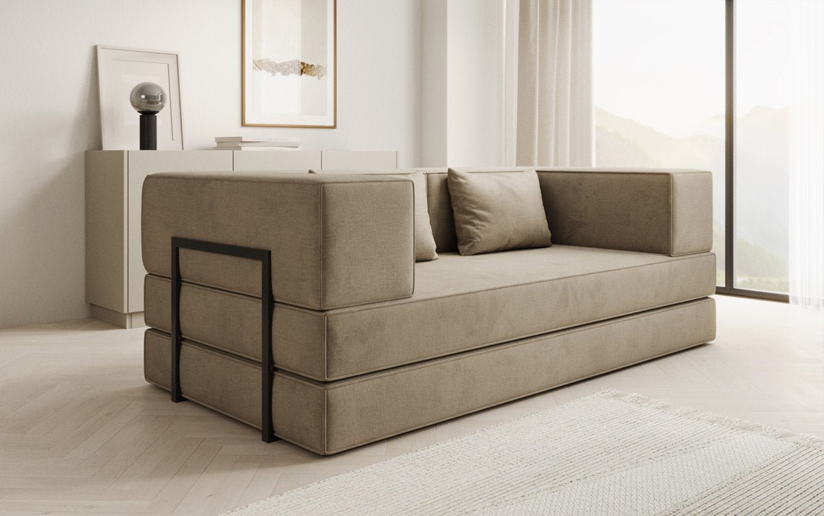 Designer Sofa Lazy 3 Sitzer in Samt