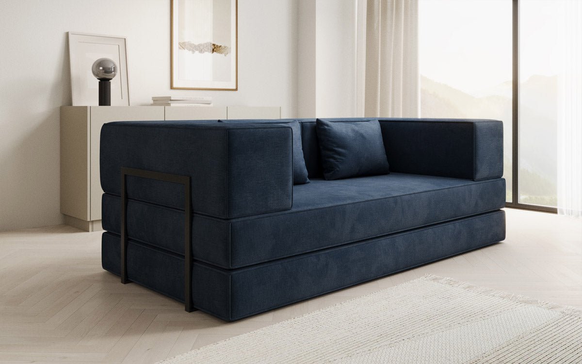 Designer Sofa Lazy 3 Sitzer in Samt