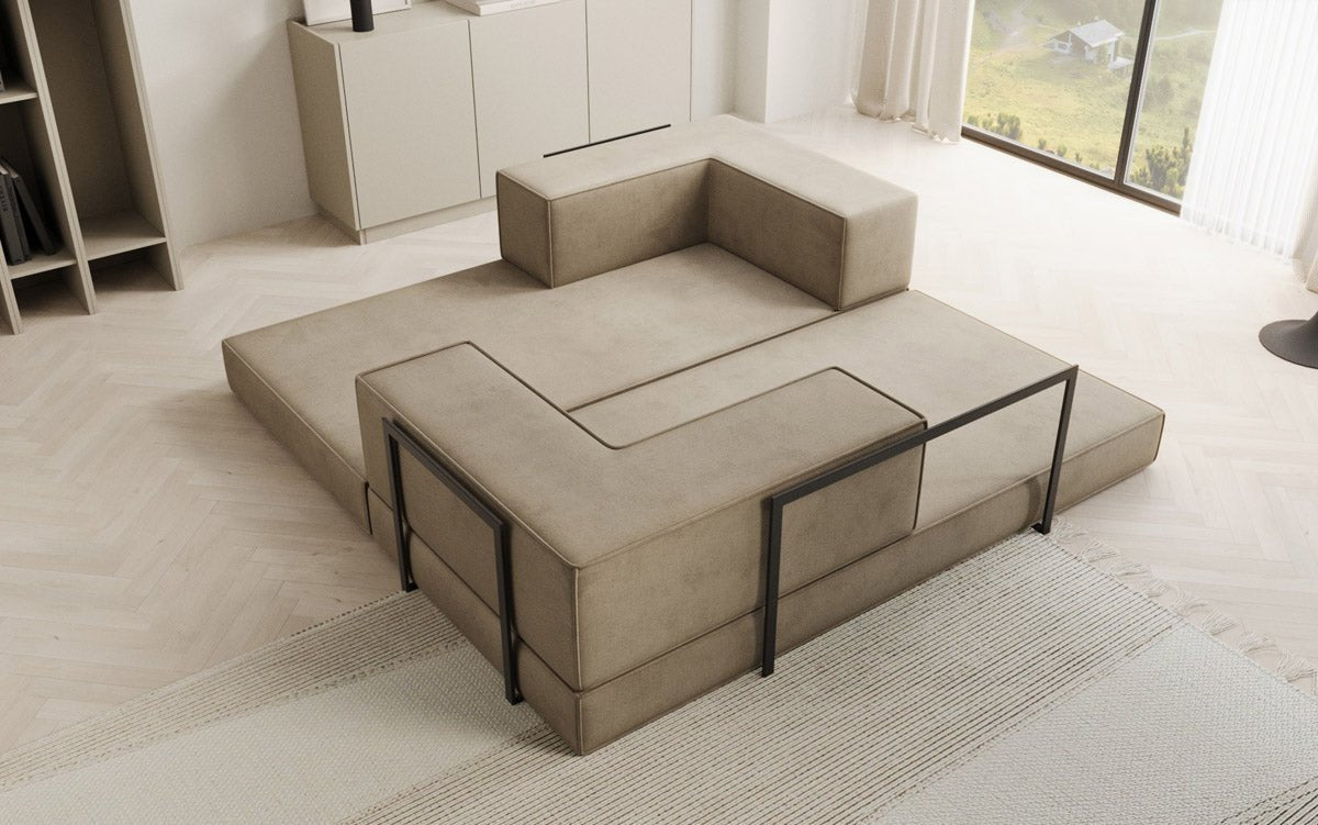 Designer Sofa Lazy 3 Sitzer in Samt