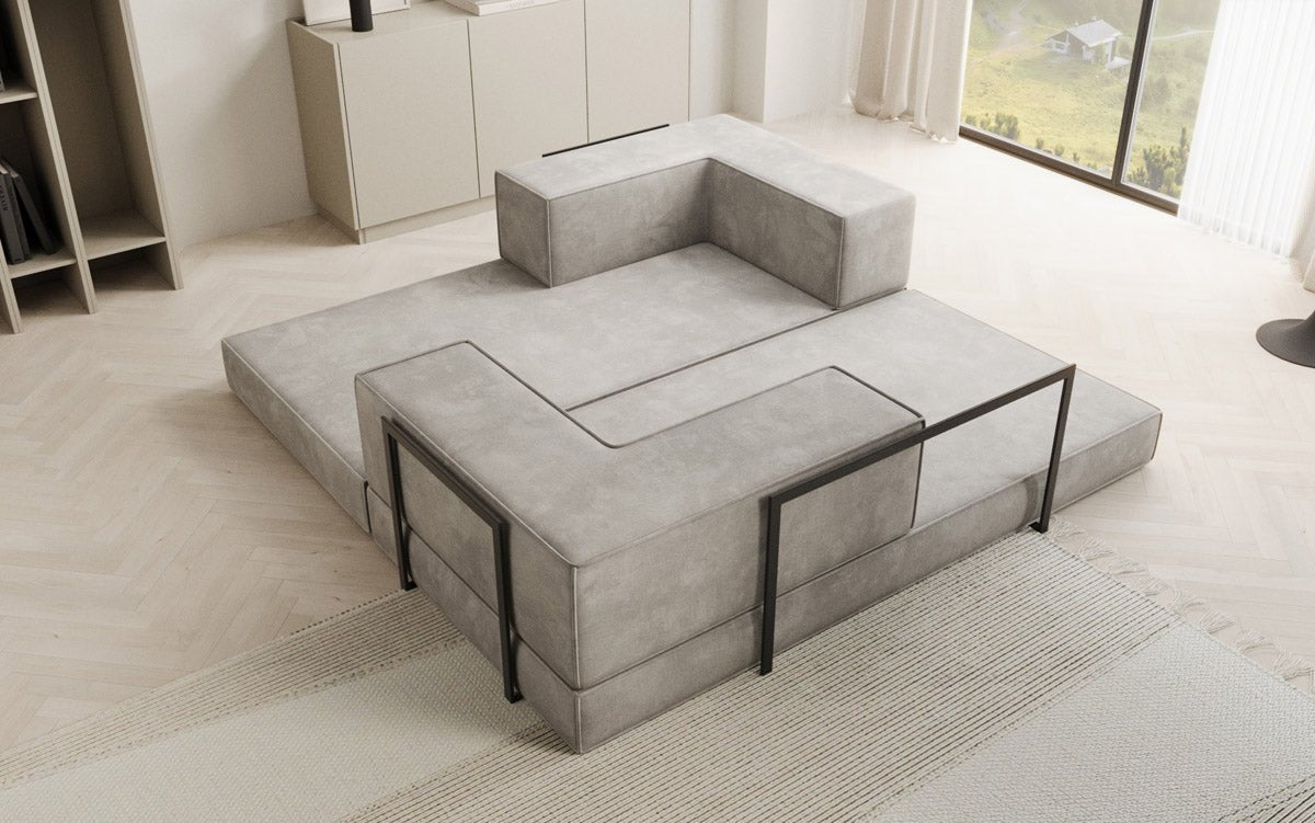 Designer Sofa Lazy 3 Sitzer in Samt