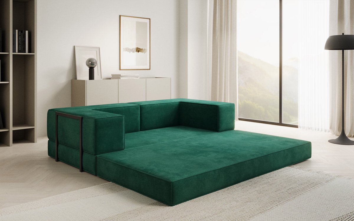 Designer Sofa Lazy 3 Sitzer in Samt