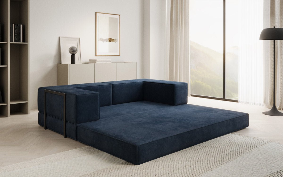 Designer Sofa Lazy 3 Sitzer in Samt