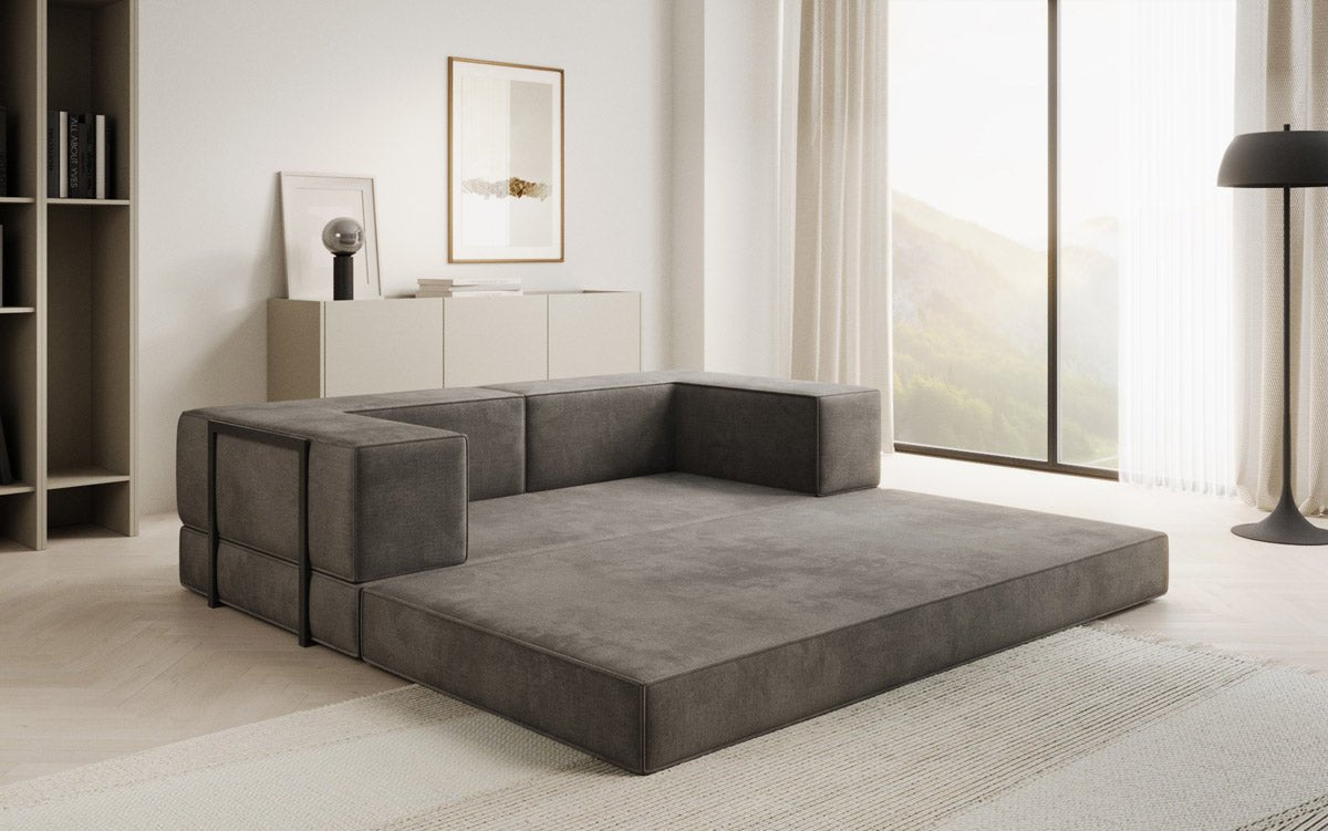 Designer Sofa Lazy 3 Sitzer in Samt