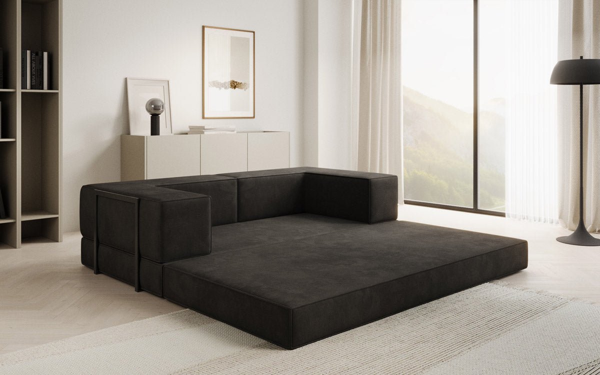 Designer Sofa Lazy 3 Sitzer in Samt