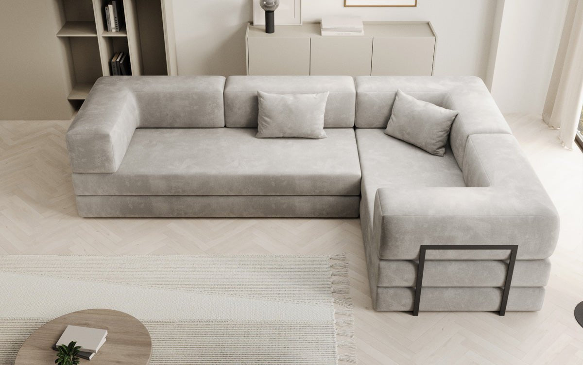 Designer Sofa Lazy L closed in Samt