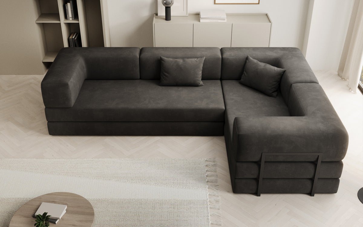 Designer Sofa Lazy L closed in Samt