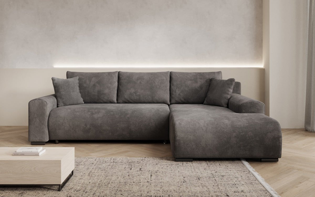Designer Sofa Hanna mit Schlaffunktion und Stauraum