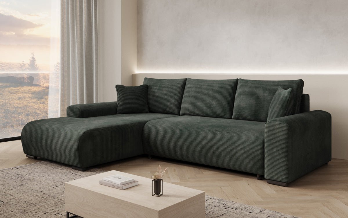 Designer Sofa Hanna mit Schlaffunktion und Stauraum