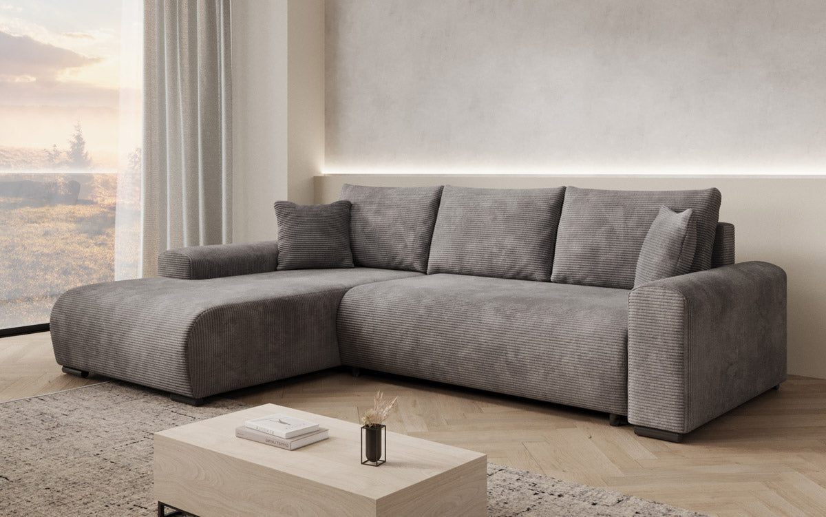 Designer Sofa Hanna mit Schlaffunktion und Stauraum