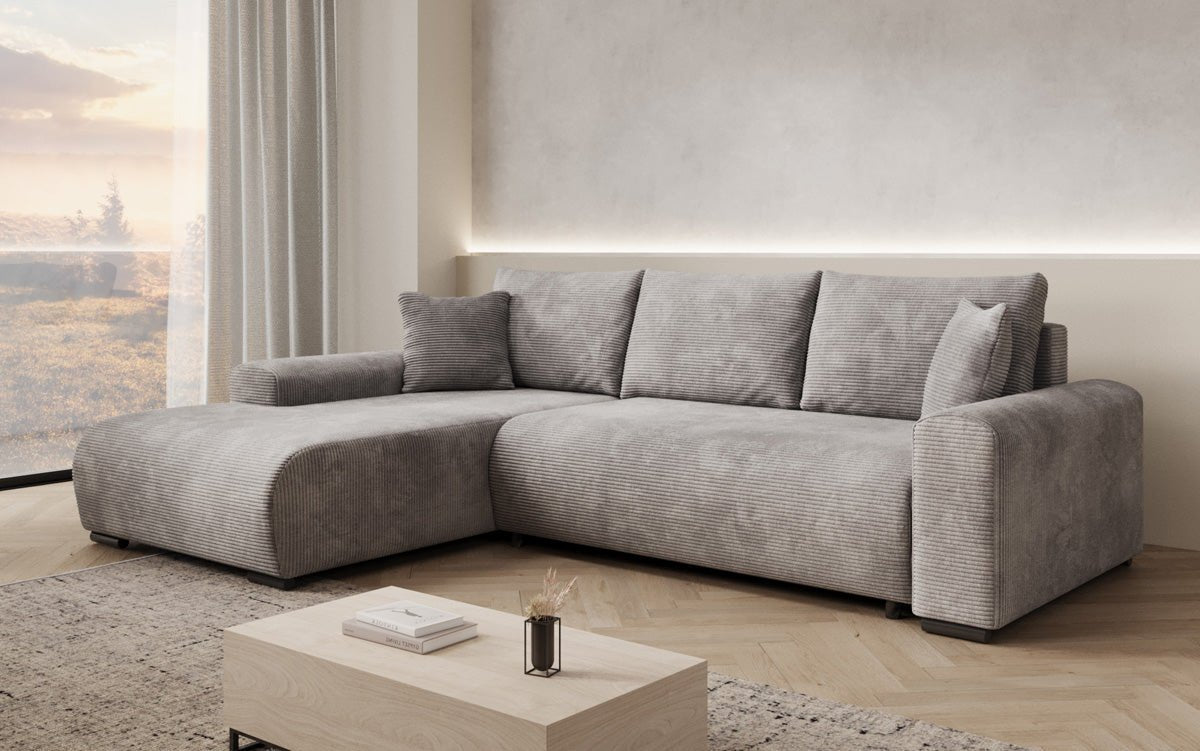 Designer Sofa Hanna mit Schlaffunktion und Stauraum