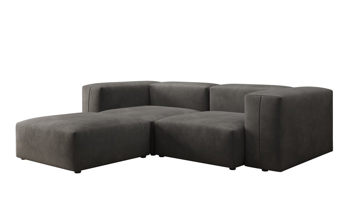 Designer L Sofa Snug Mini in Samt