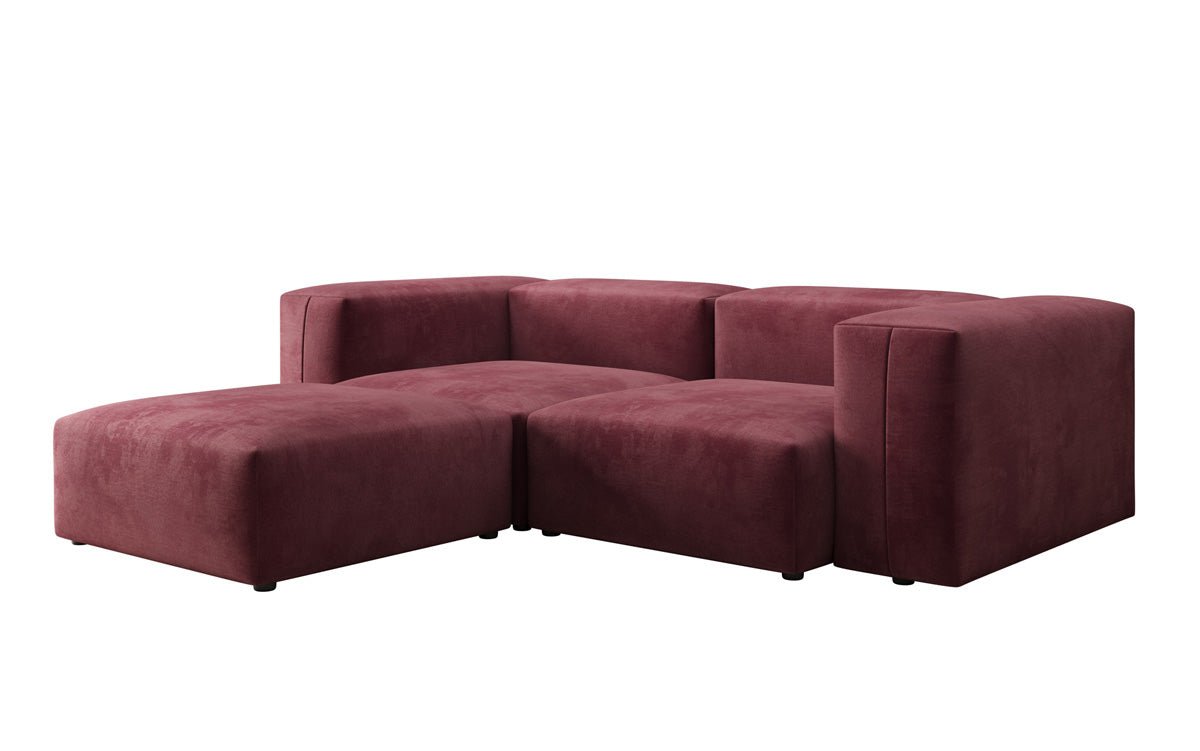 Designer L Sofa Snug Mini in Samt