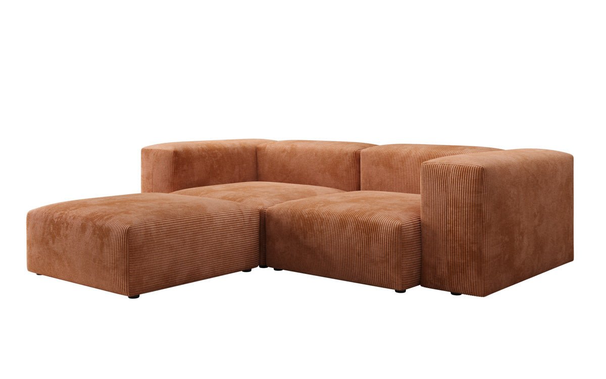 Designer L Sofa Snug Mini in Cord