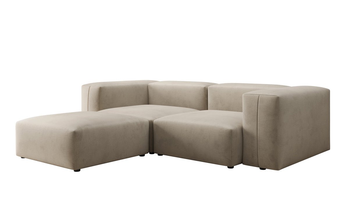 Designer L Sofa Snug Mini in Samt