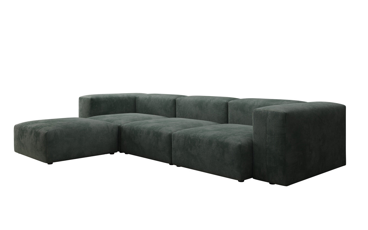 Designer L Sofa Snug in Cord