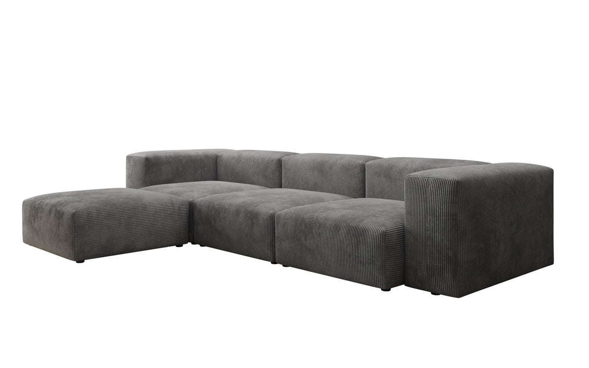 Designer L Sofa Snug in Cord