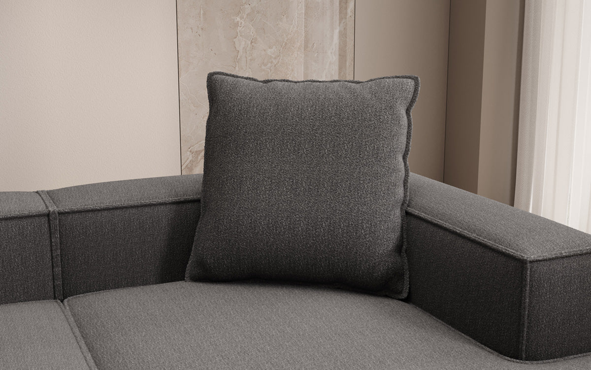 Zierkissen Lesley 60x60 in Bouclé