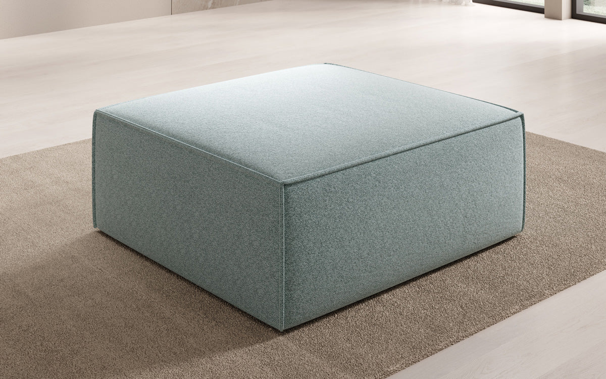 Beistellhocker Lesley in Strukturstoff