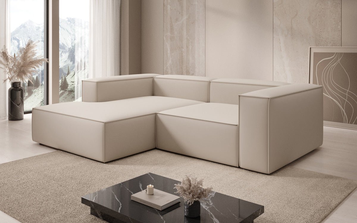 küchezeile Held Möbel Küchenzeile mit Geräten Lübeck 300 cm grau Kleine Holzkommode/Schubladenbox