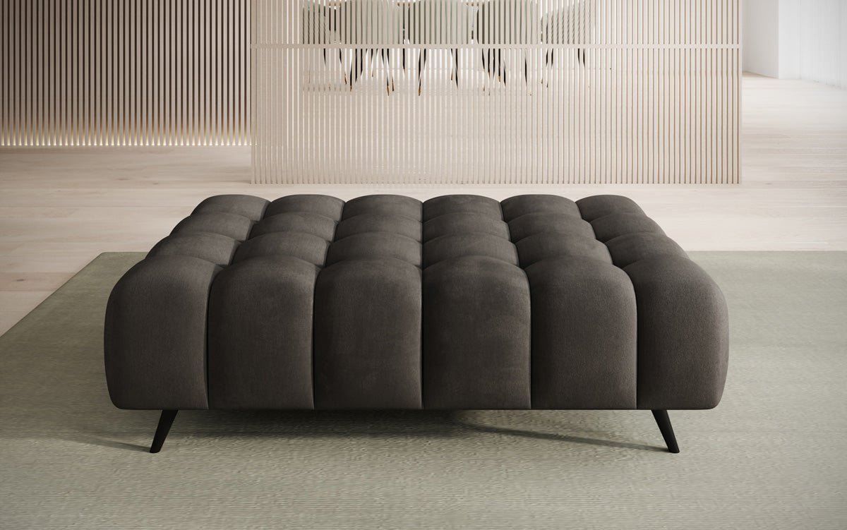 Beistellhocker Amora in Samt