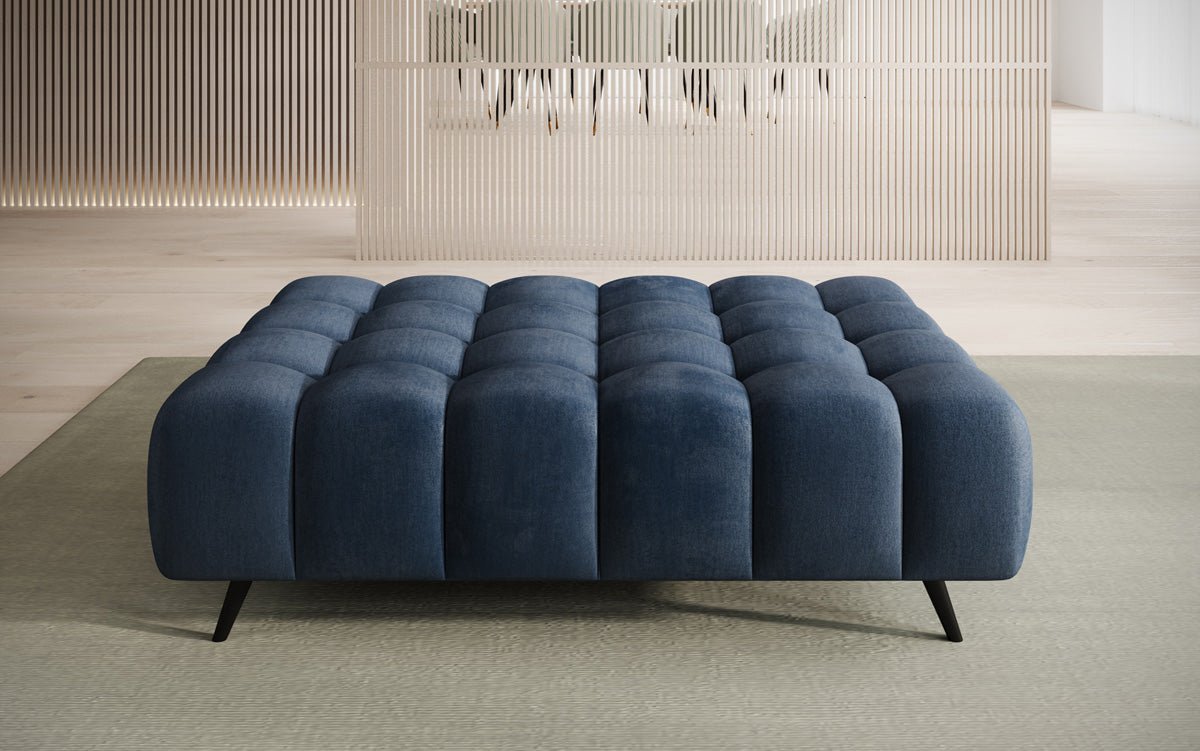 Beistellhocker Amora in Samt