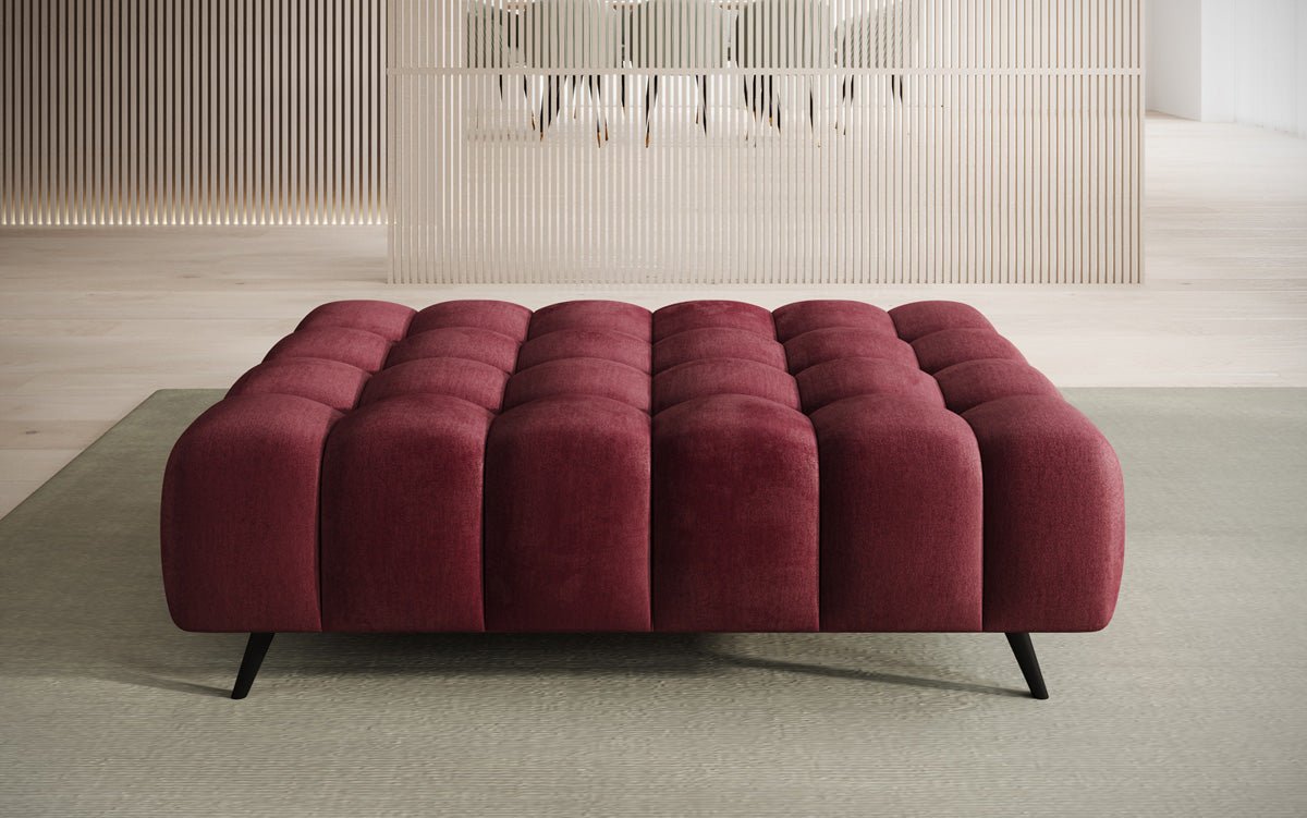 Beistellhocker Amora in Samt