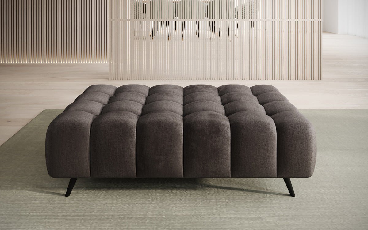 Beistellhocker Amora in Samt