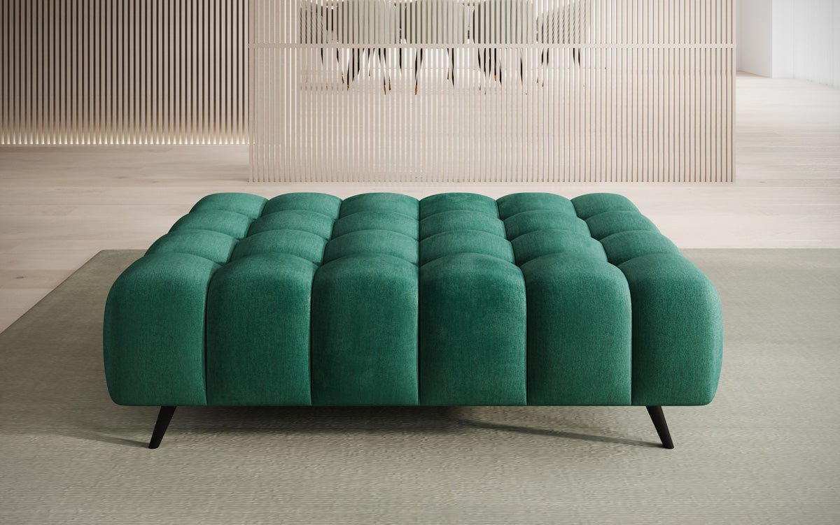 Beistellhocker Amora in Samt