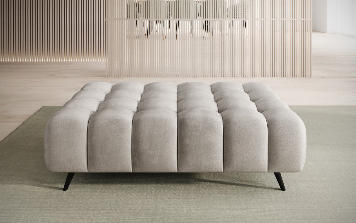 Beistellhocker Amora in Samt