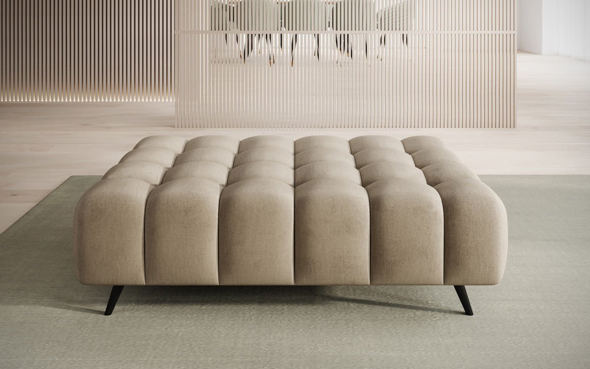 Beistellhocker Amora in Samt