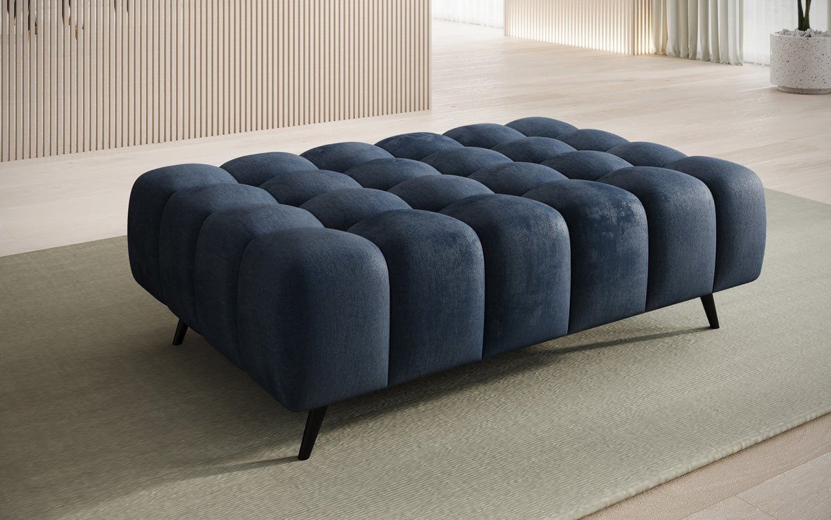 Beistellhocker Amora in Samt