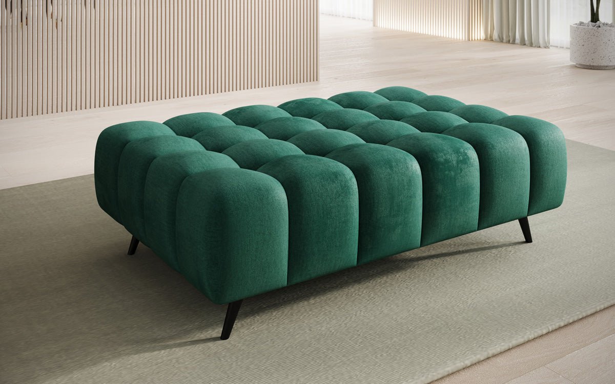 Beistellhocker Amora in Samt