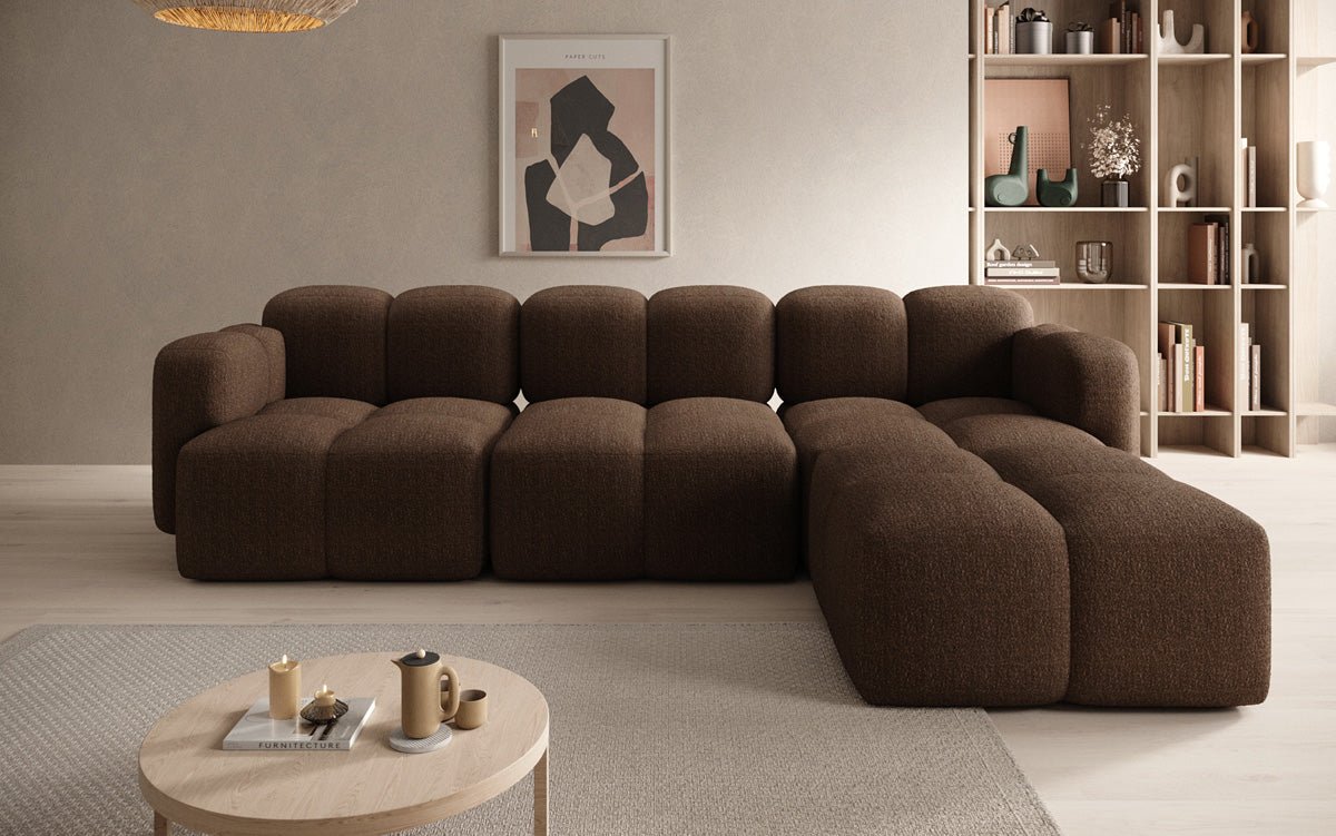 Designer L Sofa Celly in Bouclé