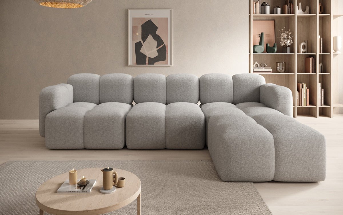 Designer L Sofa Celly in Bouclé