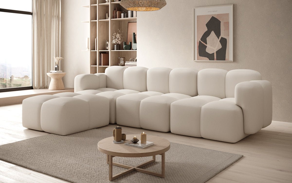 Designer Ecksofa Celly in Stoff