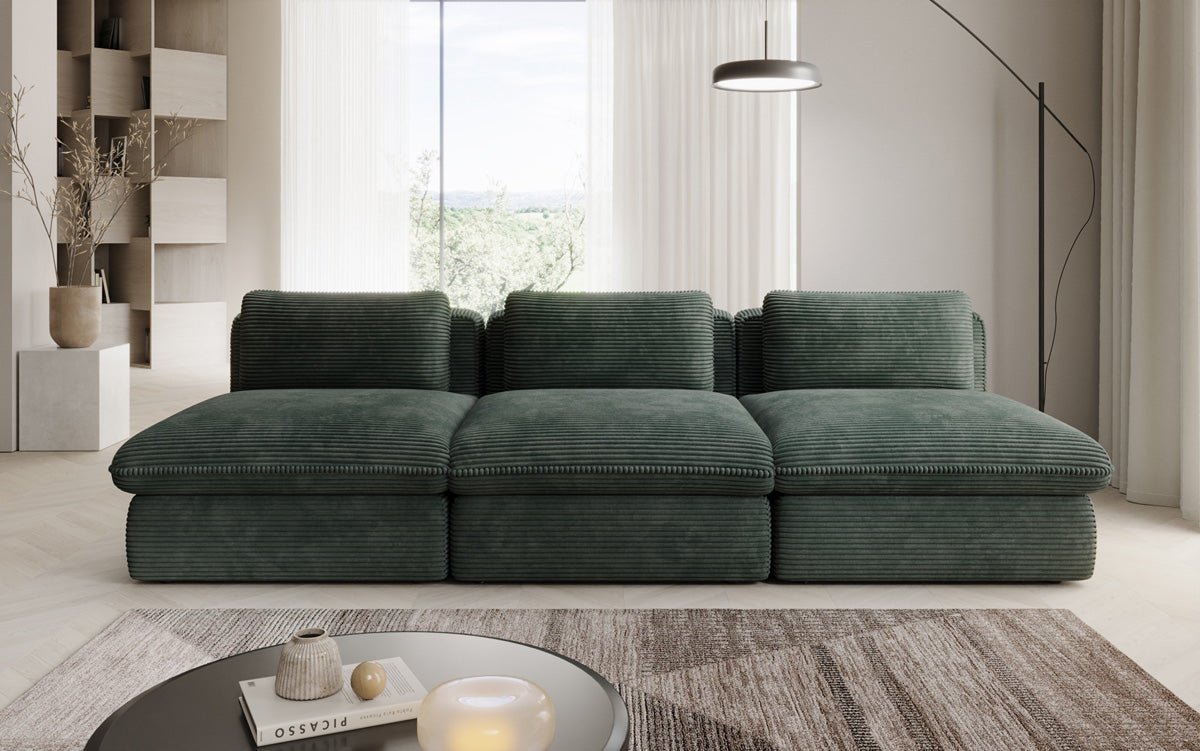 Designer Sofa Cuddle 3 Sitzer in Cord