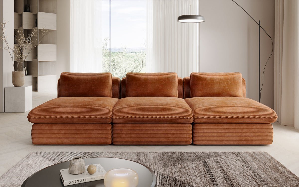 Designer Sofa Cuddle 3 Sitzer in Cord