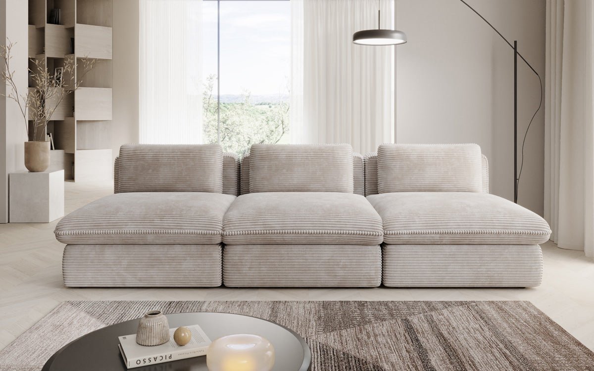 Designer Sofa Cuddle 3 Sitzer in Cord