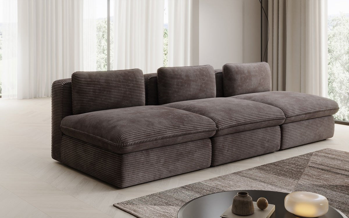 Designer Sofa Cuddle 3 Sitzer in Cord