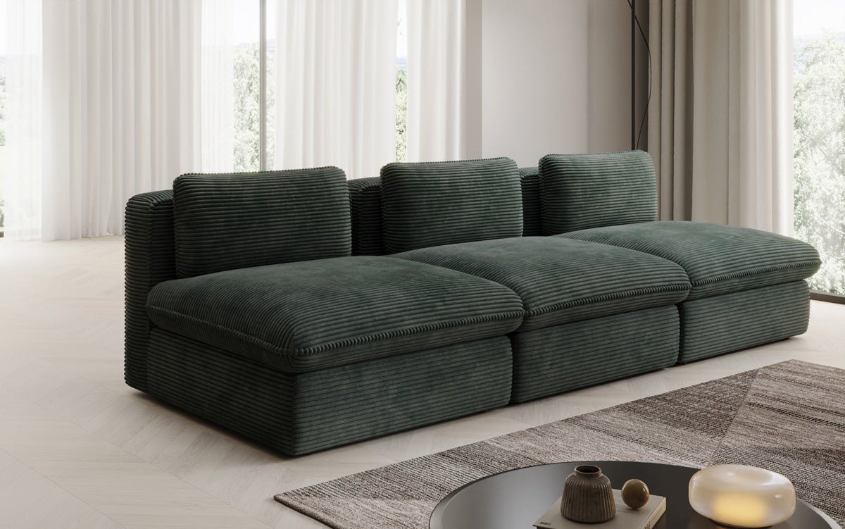 Designer Sofa Cuddle 3 Sitzer in Cord
