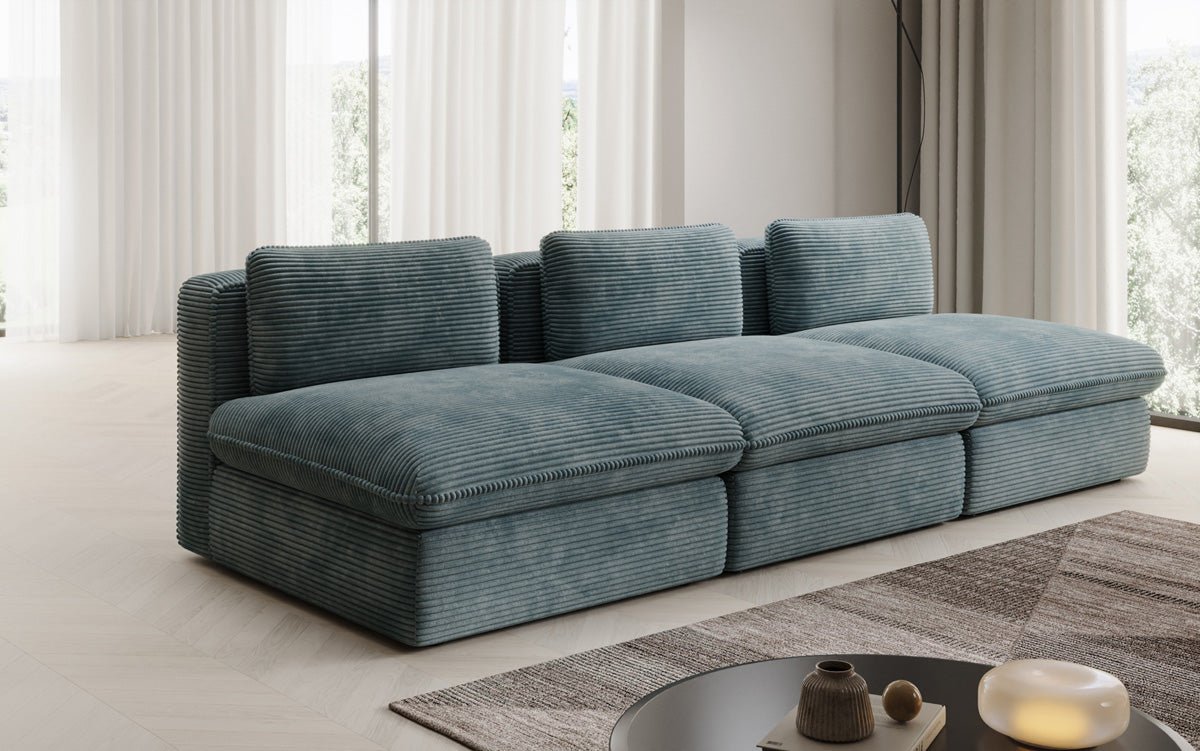 Designer Sofa Cuddle 3 Sitzer in Cord