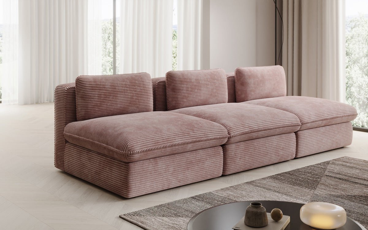 Designer Sofa Cuddle 3 Sitzer in Cord