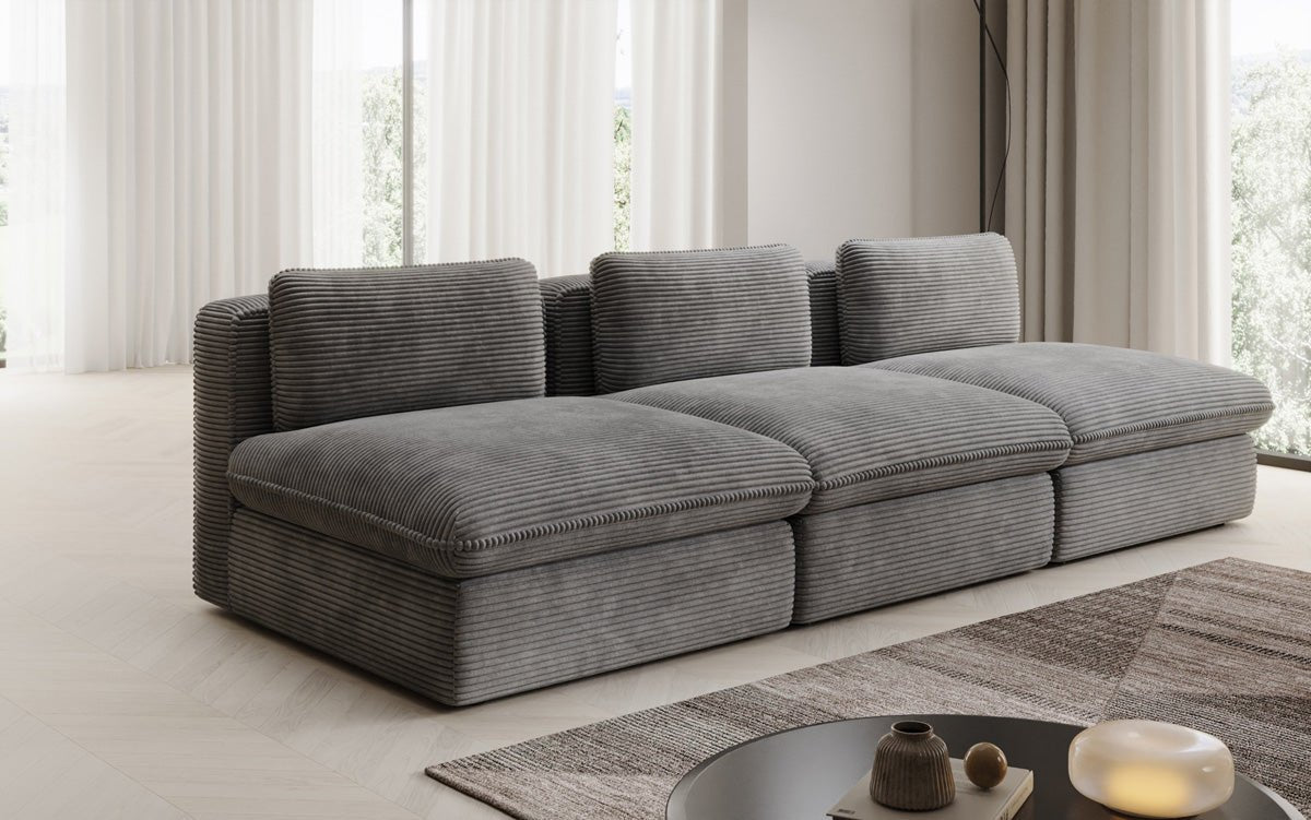 Designer Sofa Cuddle 3 Sitzer in Cord