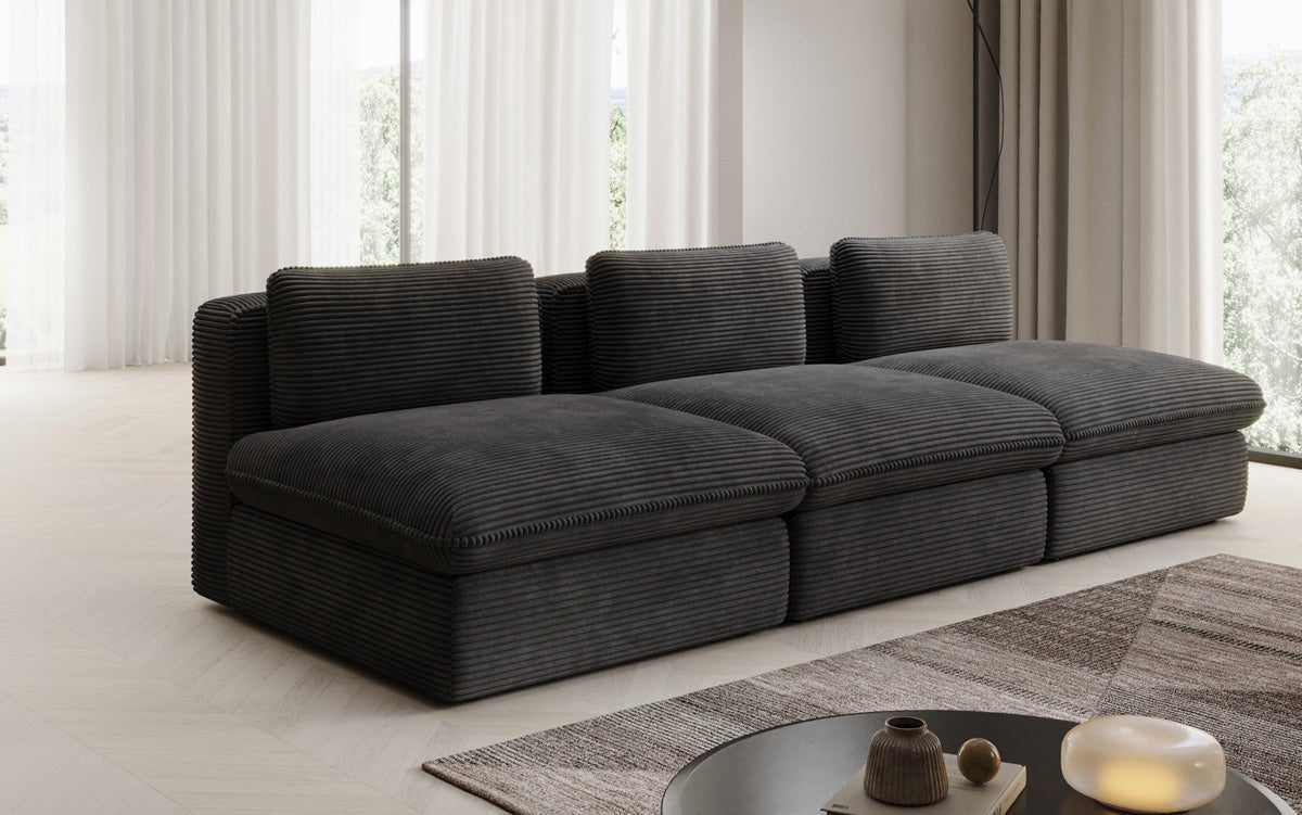 Designer Sofa Cuddle 3 Sitzer in Cord