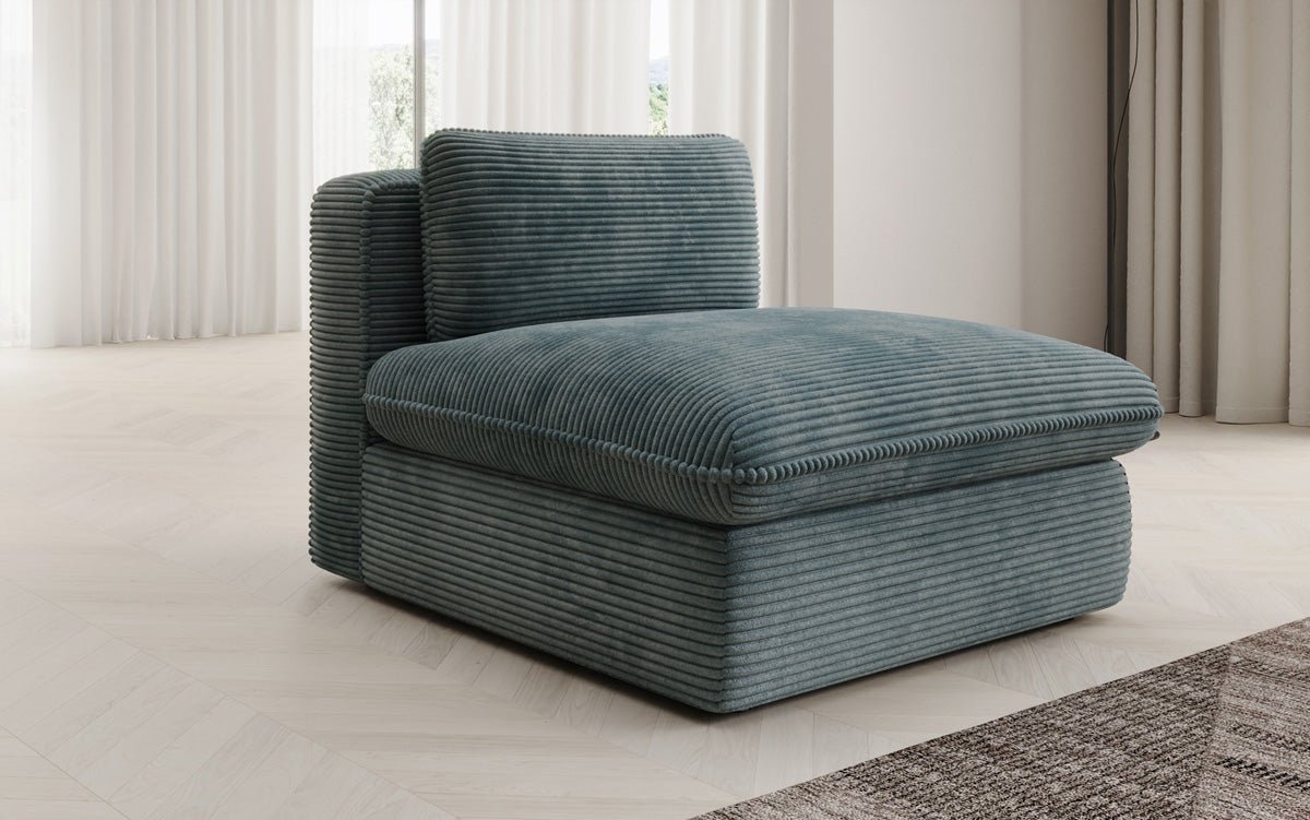 Designer Sofa-Sessel Cuddle in Cord