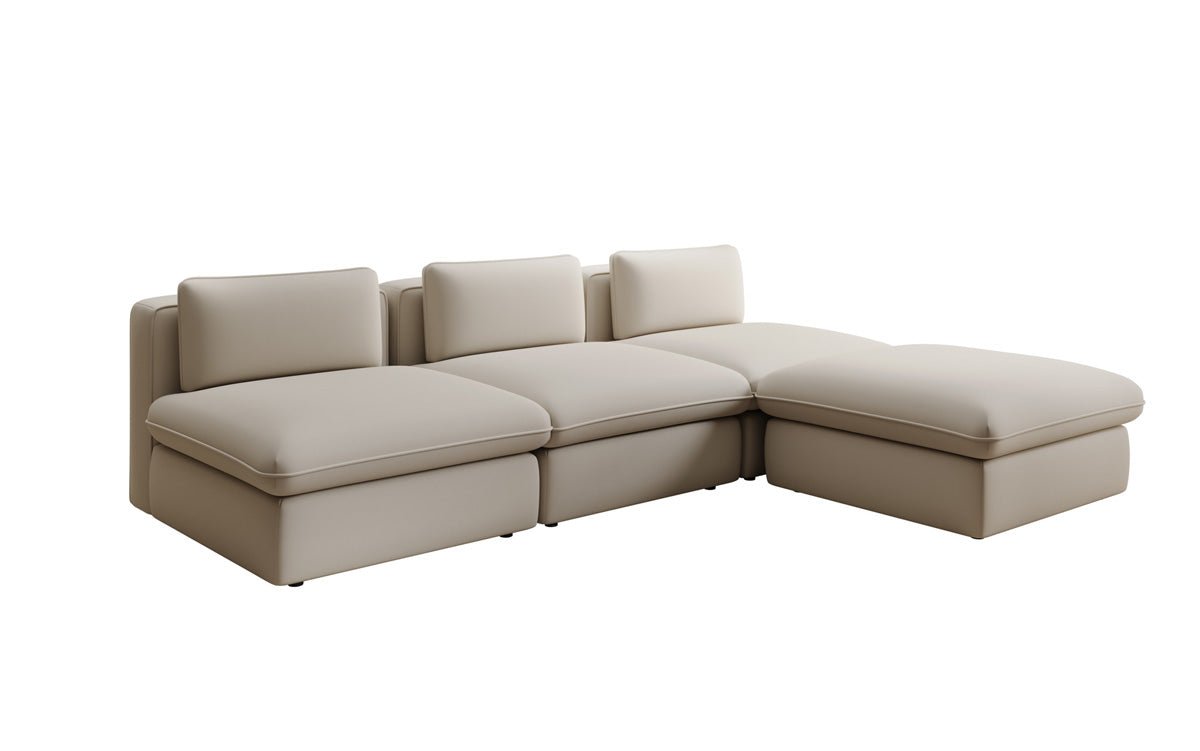 Designer L Sofa Cuddle in Stoff