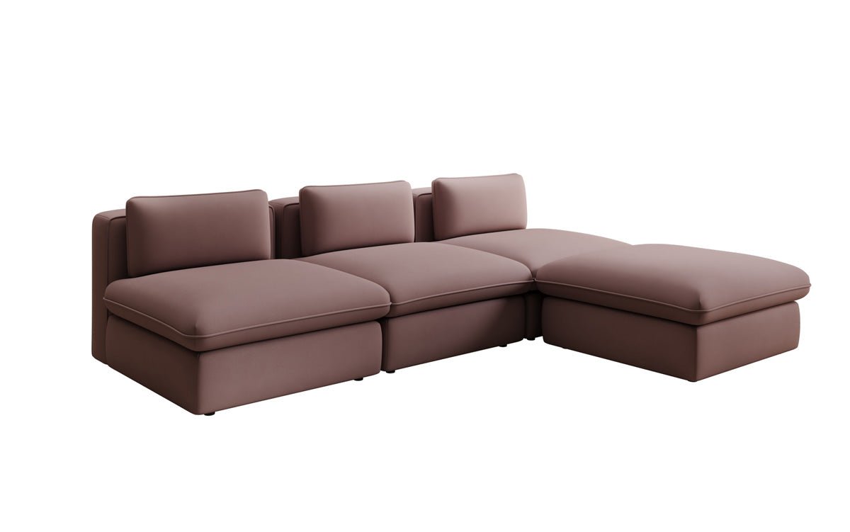Designer L Sofa Cuddle in Stoff